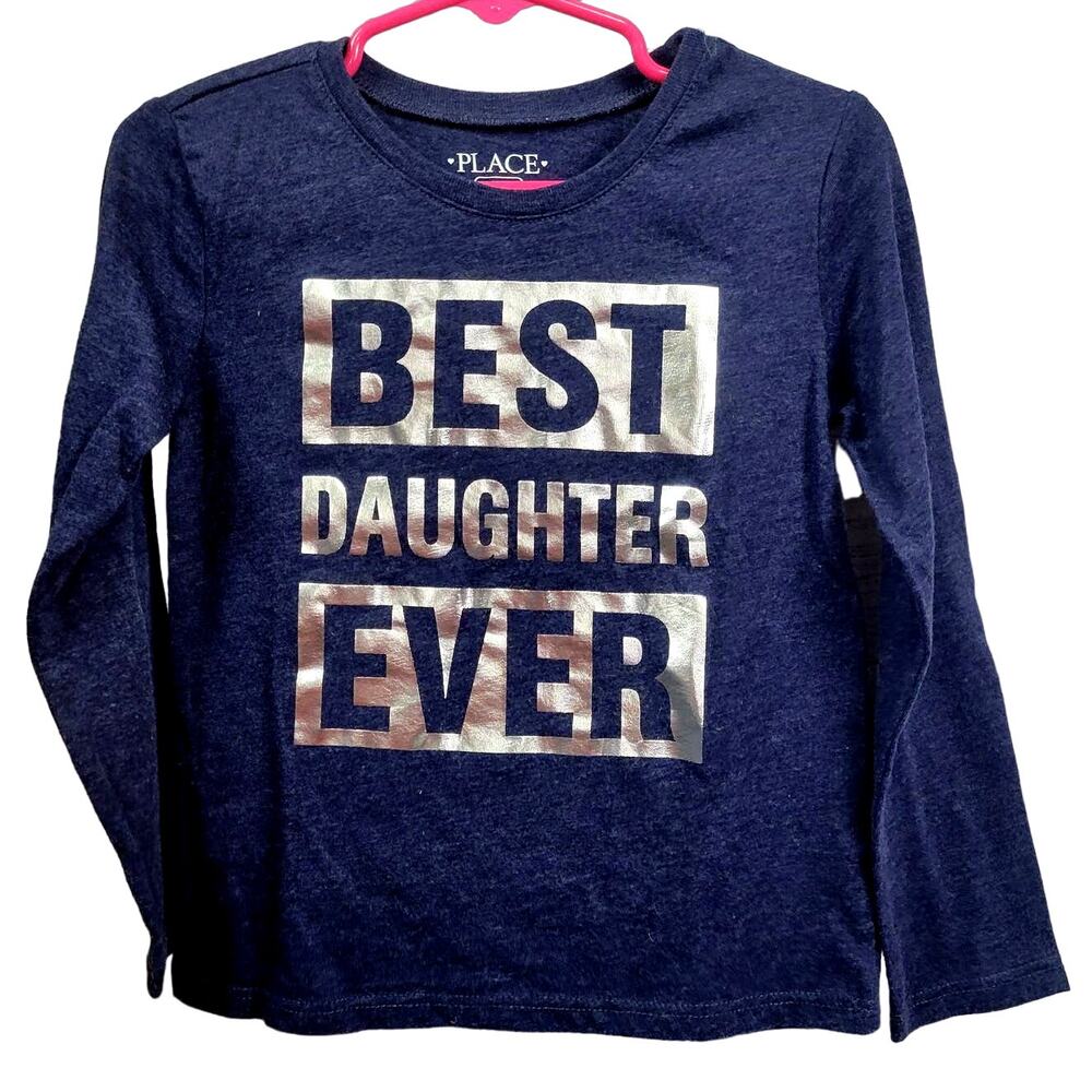 Place Blue Long Sleeve Toddler Tee‎ Size 4T